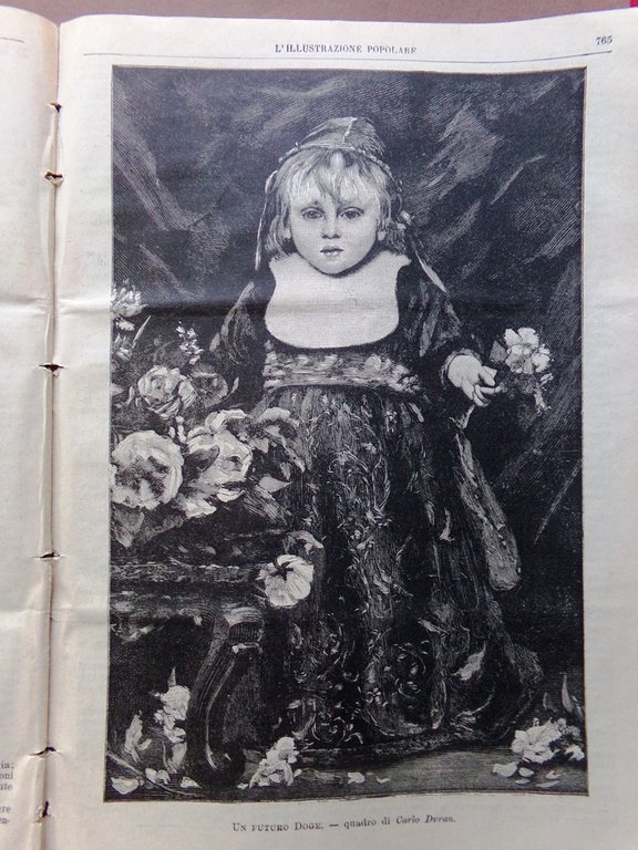 L'illustrazione Popolare 28 Novembre 1886 Inaugurazione Statua Libertà New York