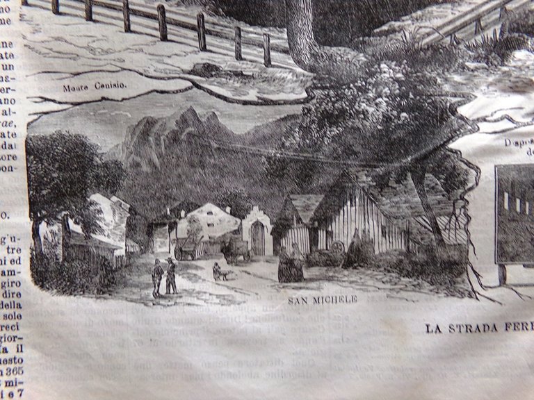 L'illustrazione Popolare 29 Dicembre 1870 Calendario Ferrata Cenisio Caduta Metz