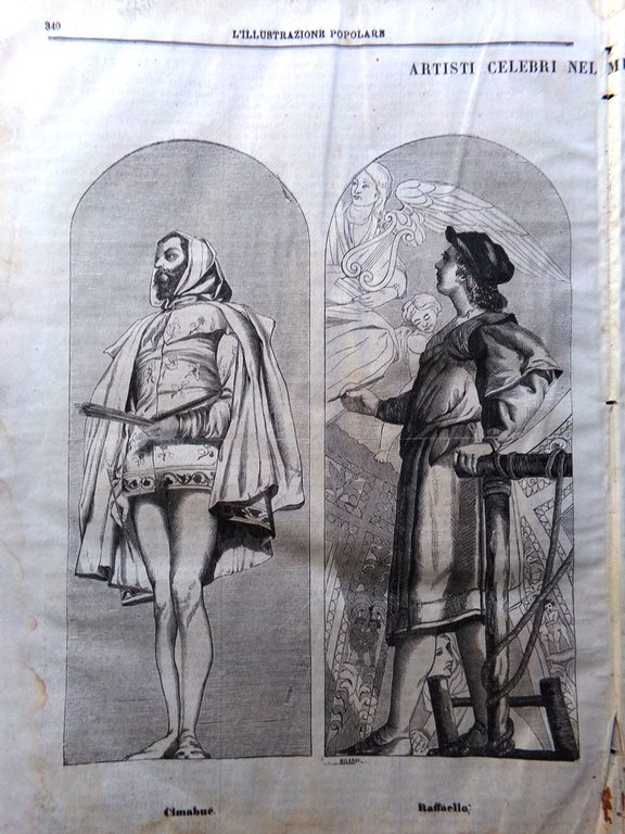 L'illustrazione Popolare 3 Aprile 1870 Artisti Museo Kensington Farfalle Apelle