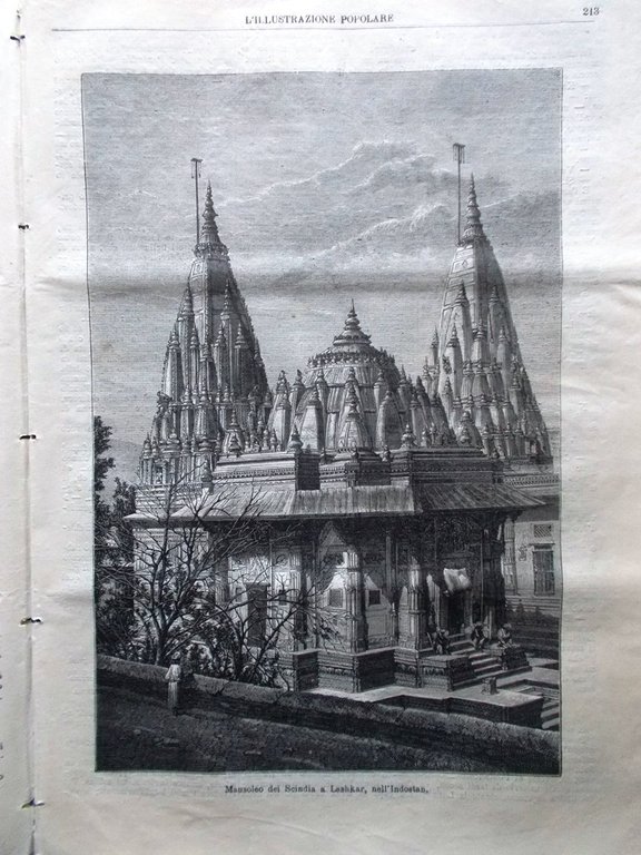 L'illustrazione Popolare 3 Aprile 1881 Terremoto Casamicciola Mongolia Ravenna