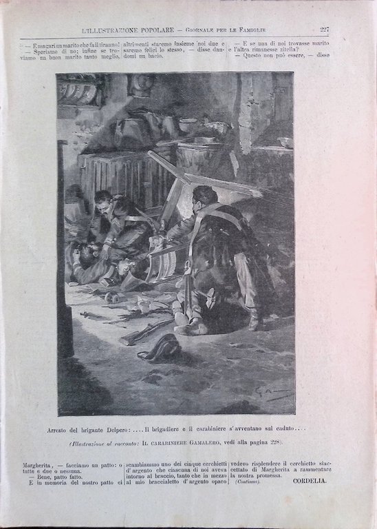 L'Illustrazione Popolare 3 Aprile 1892 Giacosa Negri De Amicis Mosso …