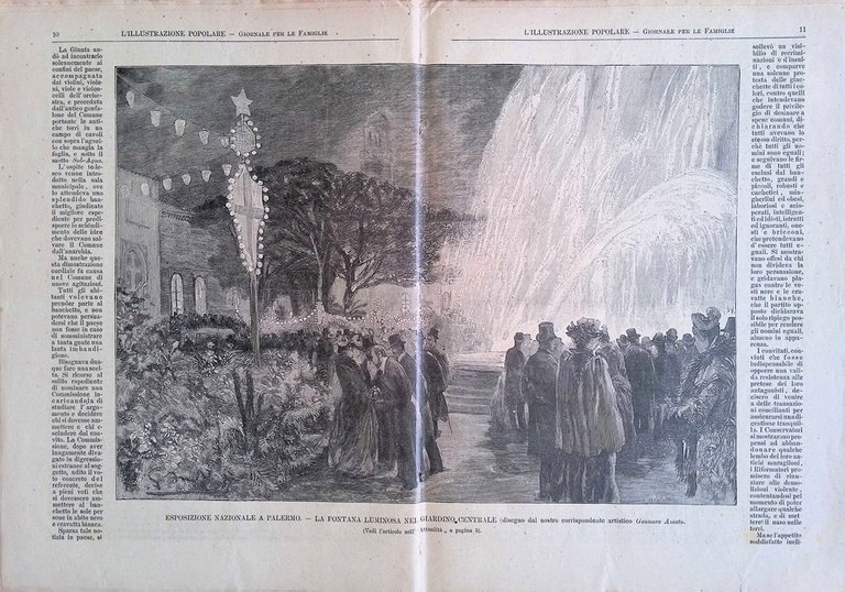 L'Illustrazione Popolare 3 Gennaio 1892 Esposizione di Palermo Mogadiscio Treves