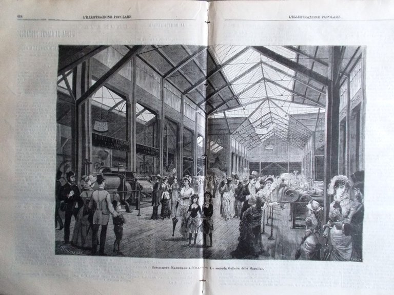 L'illustrazione Popolare 3 Luglio 1881 Terremoto Armenia Calcide Canton Cina …