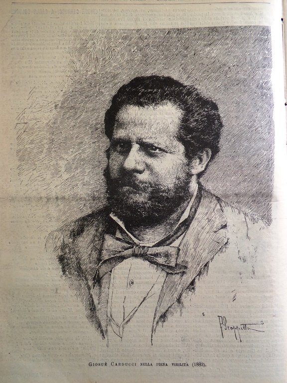 L'illustrazione Popolare 3 Marzo 1907 Morte di Giosuè Carducci Numero …