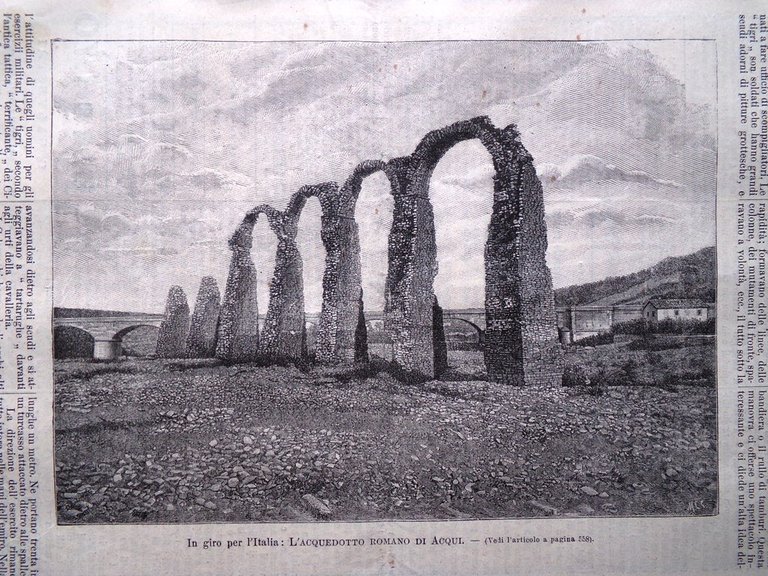 L'illustrazione Popolare 30 Agosto 1891 Acqui Santuario di Mondovì Rocciamelone