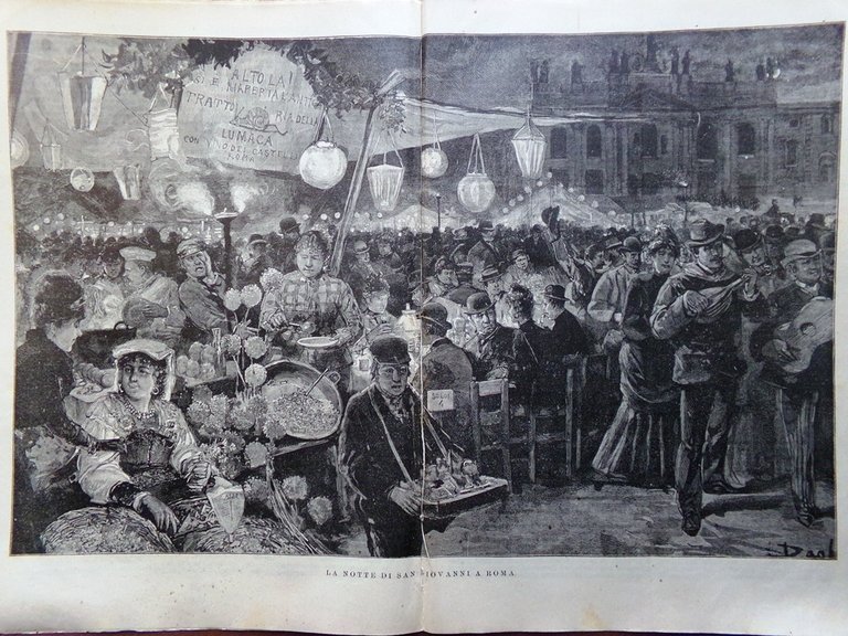 L'illustrazione Popolare 30 Giugno 1889 Quartieri Napoli Lavergne Vulcano Keren