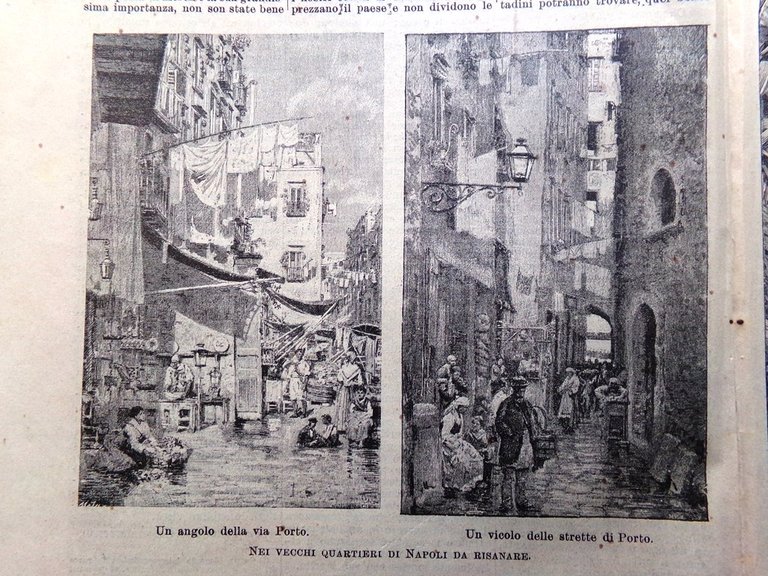 L'illustrazione Popolare 30 Giugno 1889 Quartieri Napoli Lavergne Vulcano Keren
