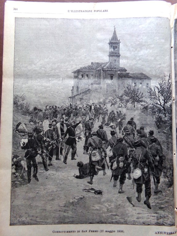 L'illustrazione Popolare 30 Maggio 1886 Leggenda Ghiacciaio Morteratsch Pozzuoli