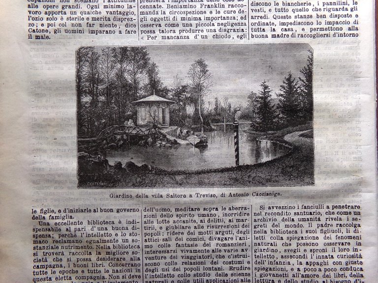 L'Illustrazione Popolare 30 Novembre 1871 Andrassy Austerlitz Saltore a Treviso