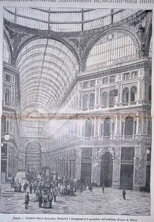 L'Illustrazione Popolare 30 Novembre 1890 Robert Koch Tubercolosi Crispi Napoli