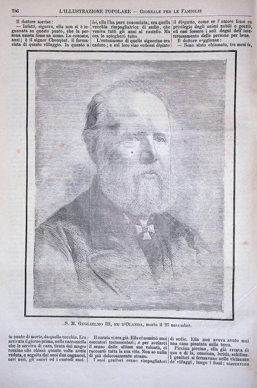 L'Illustrazione Popolare 30 Novembre 1890 Robert Koch Tubercolosi Crispi Napoli