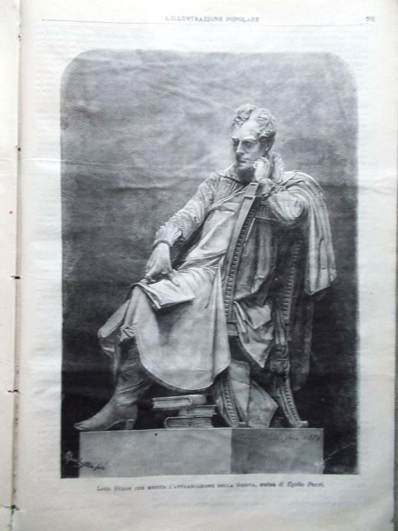 L'illustrazione Popolare 30 Ottobre 1881 Umberto Vienna Minatori Carbone Byron