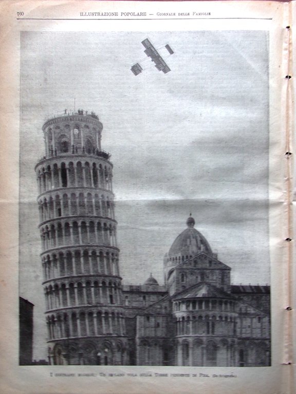 L'Illustrazione Popolare 30 Ottobre 1913 Zeppelin L2 Sighele Shikai Edolo …