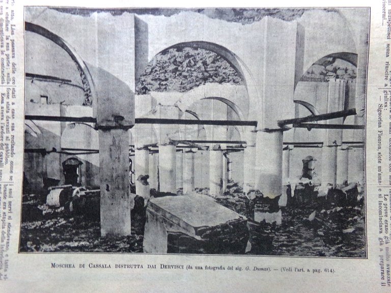 L'Illustrazione Popolare 30 Settembre 1894 Napoli Rione Vomero Moschea Cassala