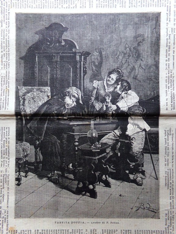 L'illustrazione Popolare 31 Marzo 1889 Santa Cecilia Agostino Montefeltro Doda