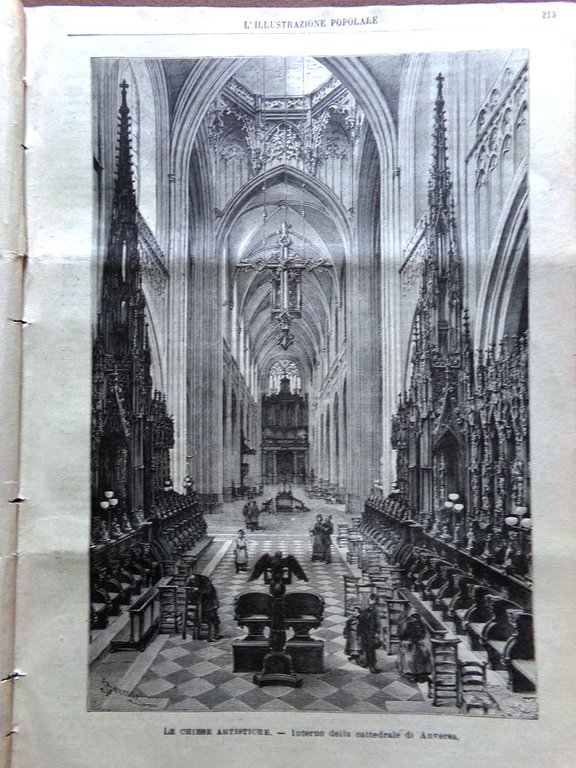 L'illustrazione Popolare 4 Aprile 1886 Pepe Castro Morelli Incubatrice Anversa