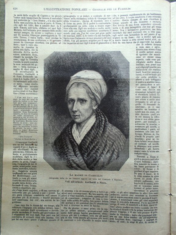 L'illustrazione Popolare 4 Ottobre 1891 Garibaldi Moltke Esposizione Praga Pamir