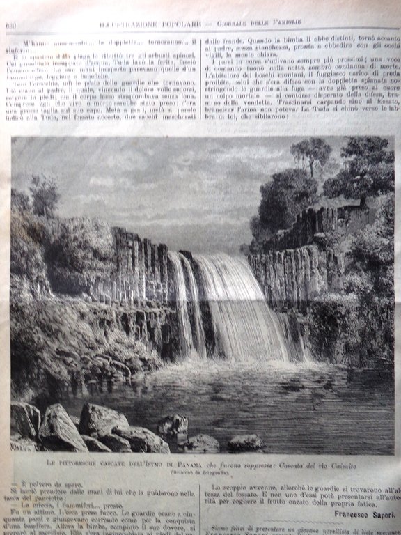 L'Illustrazione Popolare 4 Settembre 1913 Agrigento Apertura Canale Panama Colon