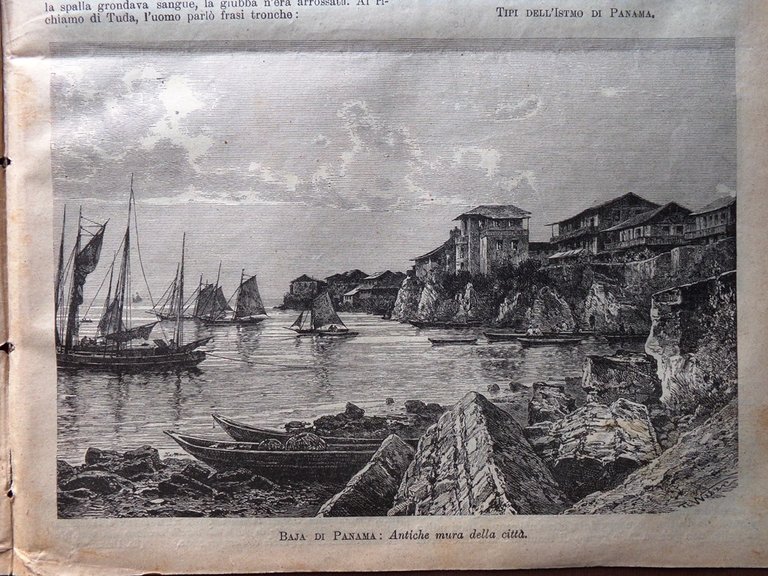 L'Illustrazione Popolare 4 Settembre 1913 Agrigento Apertura Canale Panama Colon