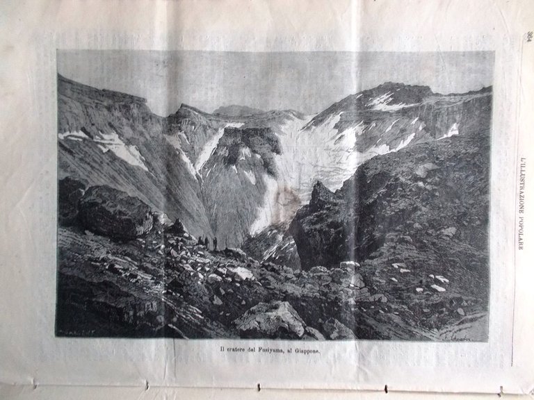 L'illustrazione Popolare 5 Giugno 1881 Tibet Fiume Monte Fuji Legnago …