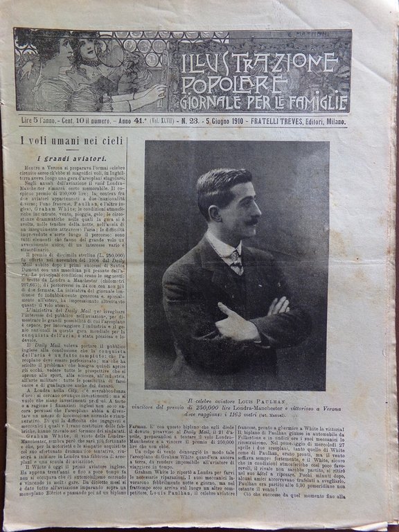 L'Illustrazione Popolare 5 Giugno 1910 Incoronazione Giorgio V Nievo Cannizzaro | Immagine Gallery 1