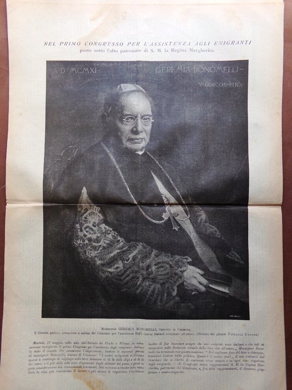 L'Illustrazione Popolare 5 Giugno 1913 Emigranti Rothschild Cirenaica Bonomelli