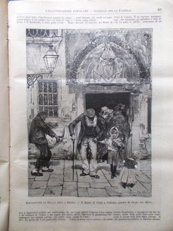 L'illustrazione Popolare 5 Luglio 1891 Munchenstein Panamick Corazzata Sicilia