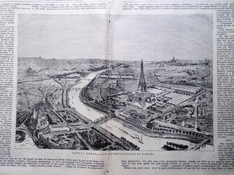 L'illustrazione Popolare 5 Maggio 1889 Esposizione di Parigi Indiani d'America