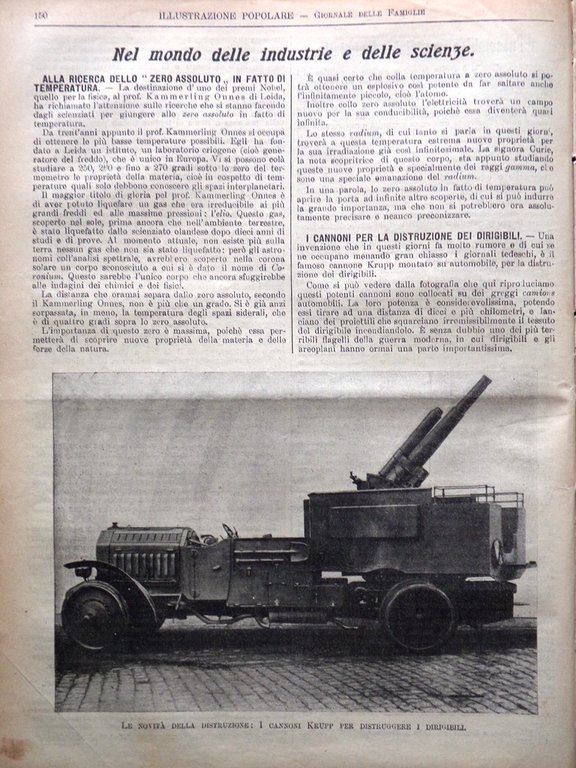 L'Illustrazione Popolare 5 Marzo 1914 Parmelin Aviazione Commedia Korner Albania