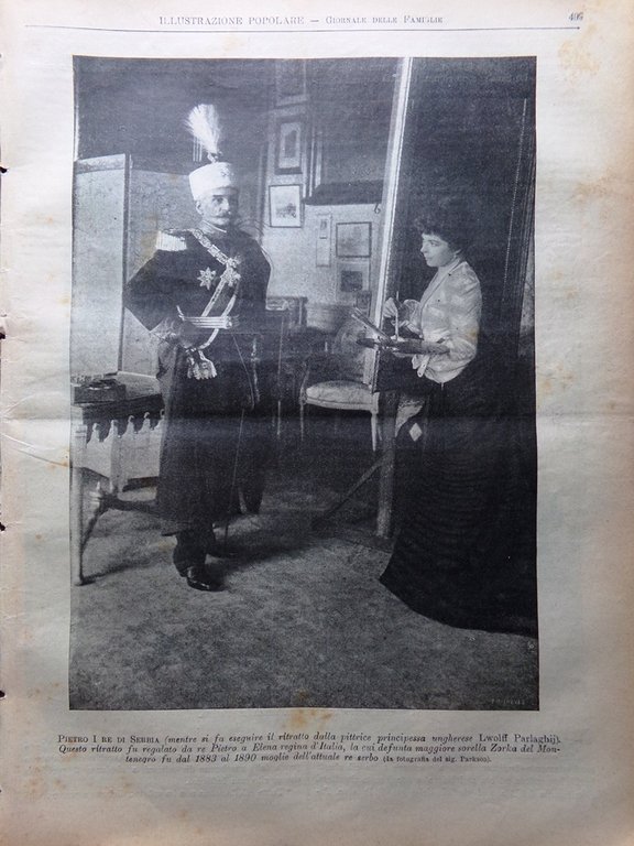 L'Illustrazione Popolare 6 Agosto 1914 WW1 Guerra Serbia Dodu De …