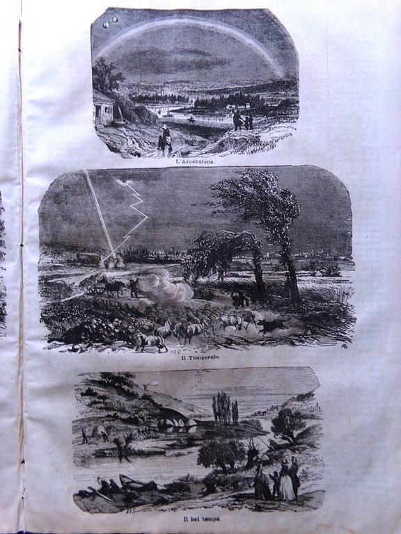 L'illustrazione Popolare 6 Febbraio 1870 Fenomeni Meteorologici Sardou Tiziano