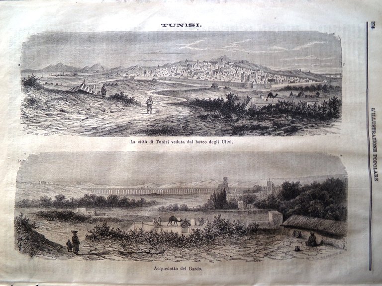 L'illustrazione Popolare 6 Marzo 1870 Castello di San Andrea Nizza …