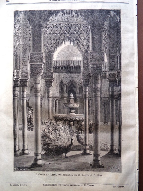 L'illustrazione Popolare 6 Marzo 1870 Castello di San Andrea Nizza …