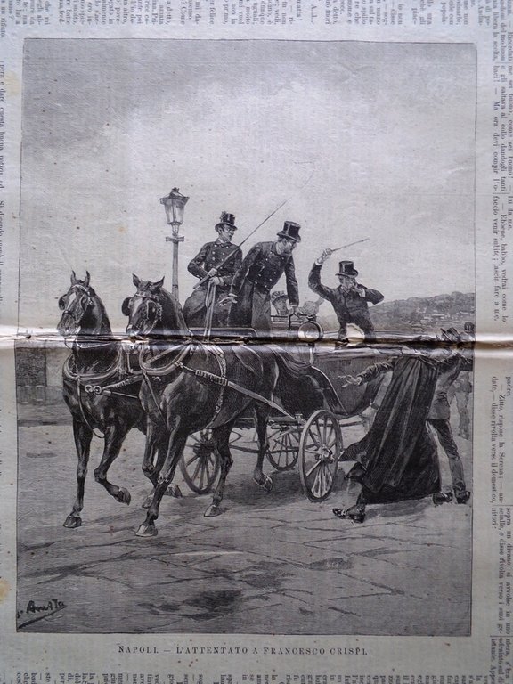 L'illustrazione Popolare 6 Ottobre 1889 Catastrofe di Anversa Schiaffino Crispi