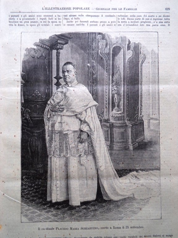 L'illustrazione Popolare 6 Ottobre 1889 Catastrofe di Anversa Schiaffino Crispi