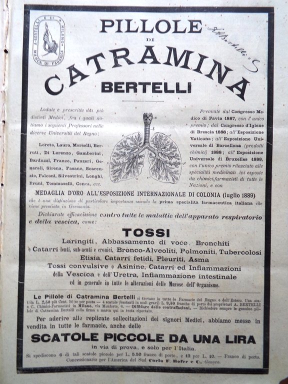 L'illustrazione Popolare 6 Ottobre 1889 Catastrofe di Anversa Schiaffino Crispi