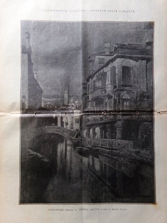 L'Illustrazione Popolare 7 Agosto 1913 Venezia Wagner Stanza Vendramin Alfieri
