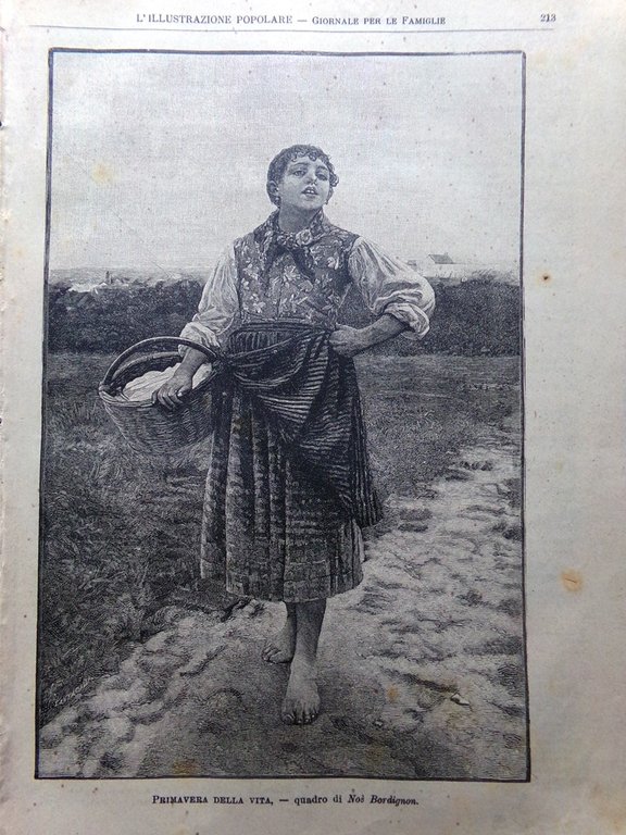 L'illustrazione Popolare 7 Aprile 1889 Ministri Giolitti La Cava Burgos …