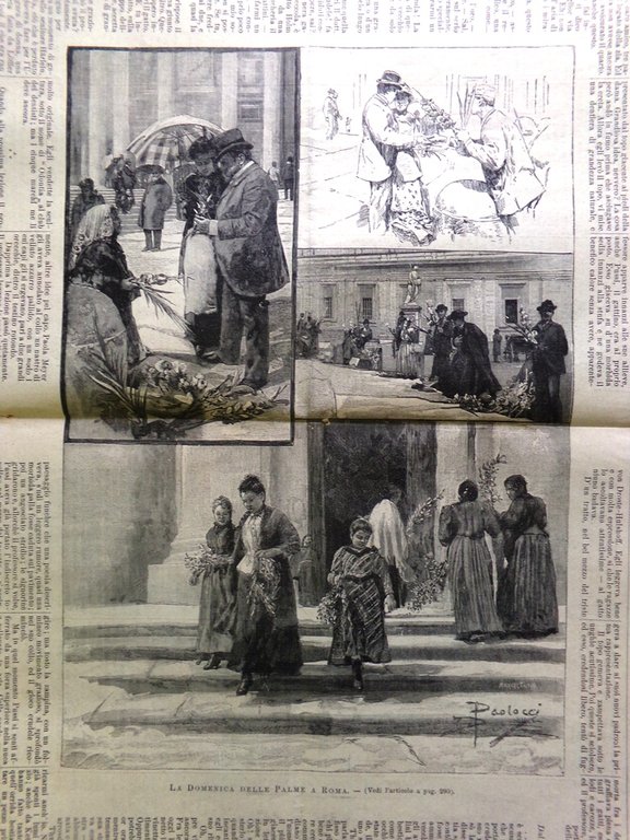 L'Illustrazione Popolare 7 Aprile 1895 Cina Giappone Karli India Domenica …