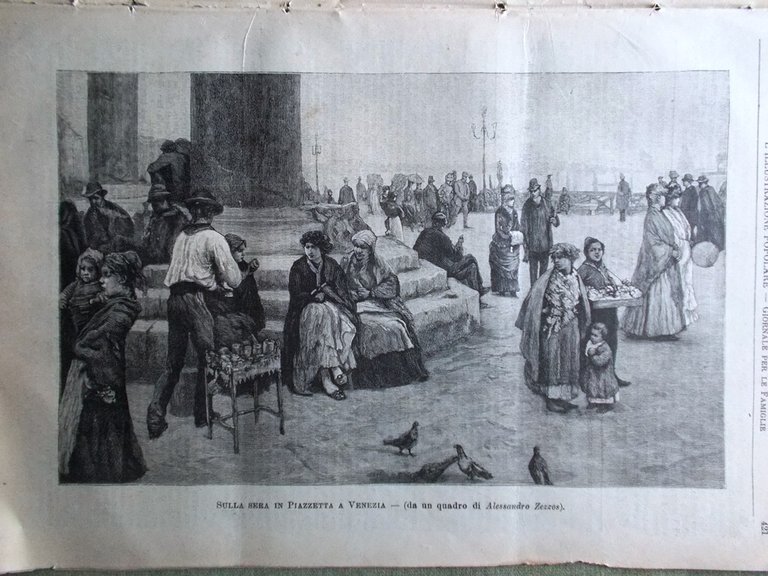 L'illustrazione Popolare 7 Luglio 1889 Pallamaglio Charles Alphand Bozzoli Quai