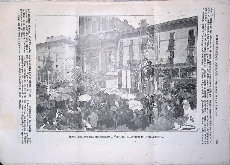 L'Illustrazione Popolare 7 Settembre 1890 Kassala Dervisci Fara Macerata Rossi