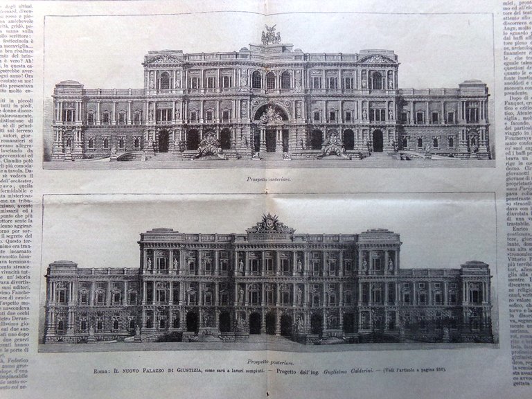 L'Illustrazione Popolare 8 Aprile 1894 Kossuth Villa Fabbricotti Moschea Hugly