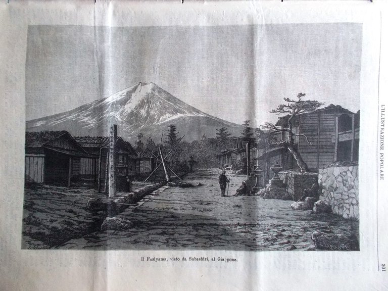 L'illustrazione Popolare 8 Maggio 1881 Monte Fuji Melbourne Duomo Parenzo …