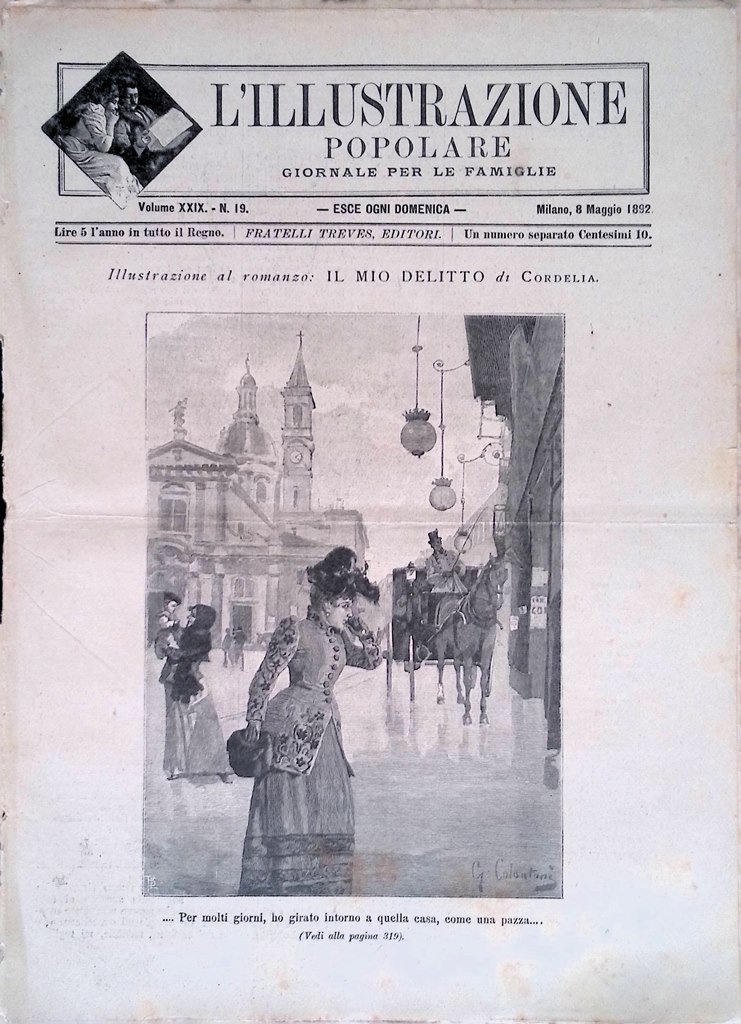 L'Illustrazione Popolare 8 Maggio 1892 Processo Ravachol Fossili Porta Pila …