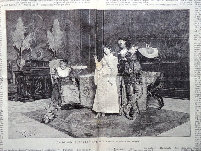 L'illustrazione Popolare 8 Marzo 1891 Massaua Magliani America Sansovino Sherman