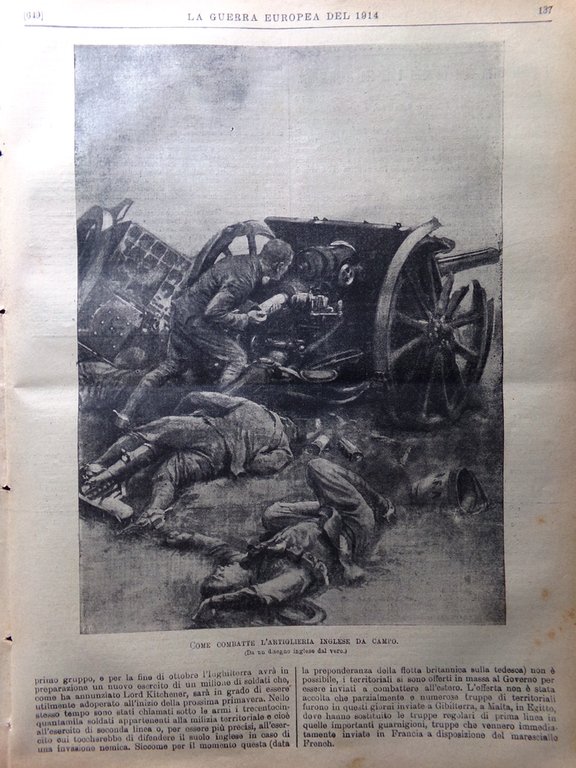 L'Illustrazione Popolare 8 Ottobre 1914 WW1 Marina Inglese Cattaro Visé …