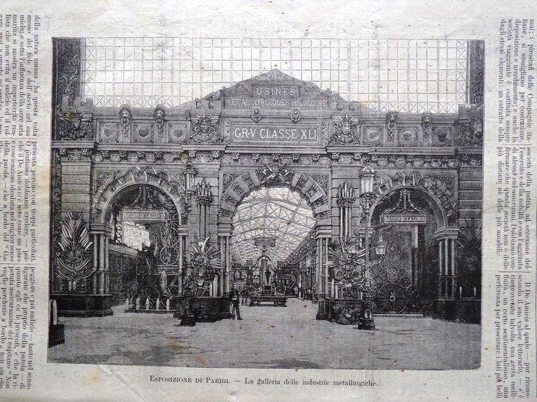 L'illustrazione Popolare 8 Settembre 1889 Torre Eiffel Folletto De Amicis …