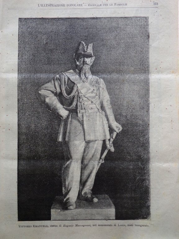 L'illustrazione Popolare 8 Settembre 1889 Torre Eiffel Folletto De Amicis …