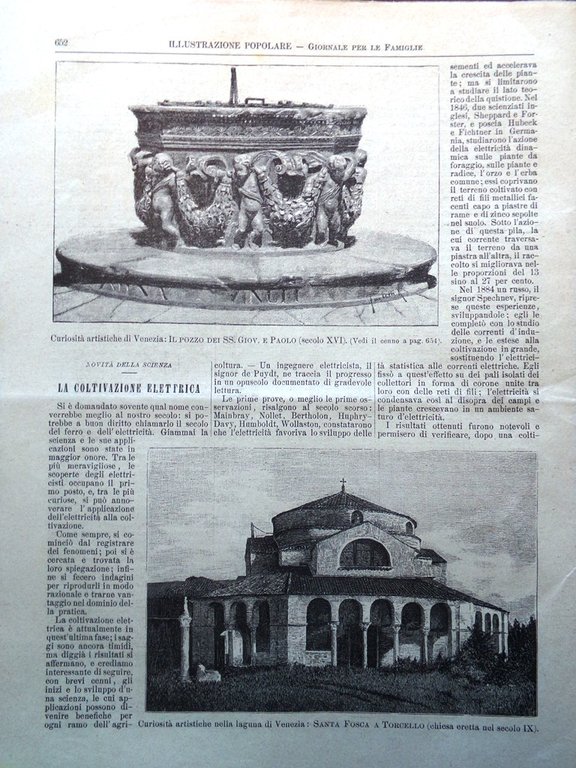 L'Illustrazione Popolare 8 Settembre 1895 Congresso di Milano Torcello Fabriano