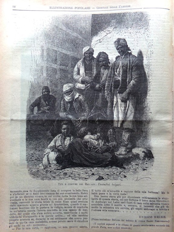 L'Illustrazione Popolare 9 Gennaio 1913 Anniversario Re Volta Rapisardi Balcani